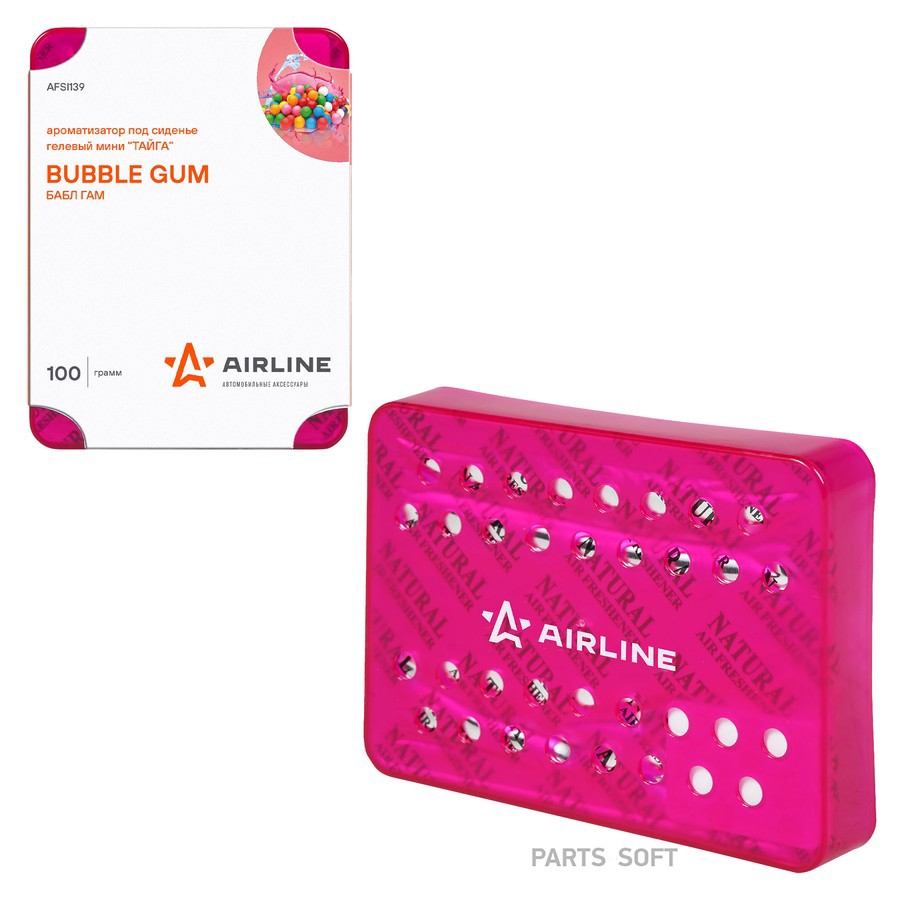 Ароматизатор под сиденье (Бабл гам) "AIRLINE" Тайга (мини ) - AIRLINE None None